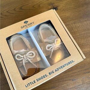 Sperry Kids Brown Moccasins